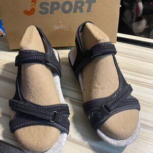 New in Box - JSport "Pluto" Sandal in black size 7
